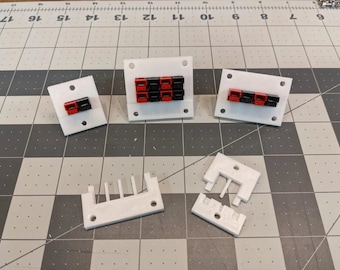 Anderson Powerpole Panel Mounts | 3D Printed Anderson Plug Accessories (AP-23)