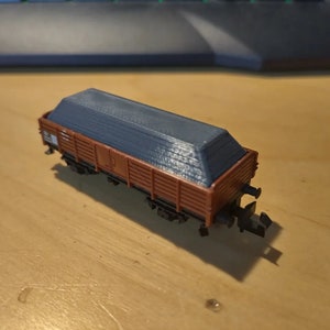 Waggon Beladung | 3D gedruckte Modelle der Größe N | Weiß PLA (NS-16)
