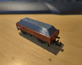 Waggon Beladung | 3D gedruckte Modelle der Größe N | Weiß PLA (NS-16)