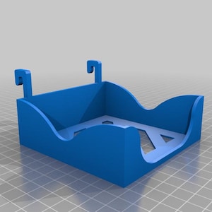 Notepad Holder for IKEA Skadis Pegboard - Wall Mount Organizer for Home Office Desk Organization