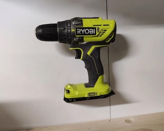 Tool Shelf Compatible with Ryobi 18v | 3D Printed Ryobi Accessories | Customizable Tool Holders and Organizers | Durable & Functional