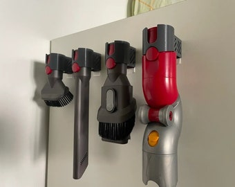 Akcesoria do odkurzacza Dyson V12 Slim do montażu na ścianie | Akcesoria do odkurzacza Dyson drukowane w 3D — konfigurowalne nasadki i części (DV-02)