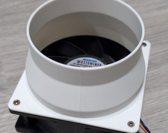 12cm Fan to 11–9cm Pipe Adapter | PC Cooling Fan Duct Adapter | 3D Printed Airflow Converter | Cooling, Ventilation & DIY Projects