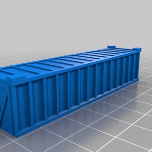 Versandbehälter | 3D gedruckte Modelle der Größe N | Weiß PLA (NS-15)