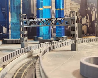 Aufzug Damm | 3D gedruckte Modelle der Größe N | Weiß PLA (NS-18)