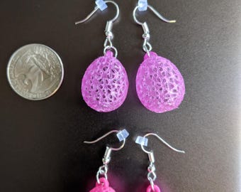 Voroni Style Easter Egg Earrings | 3D Printed Earrings | Unique and Stylish Designs | Lightweight & Hypoallergenic Jewelry