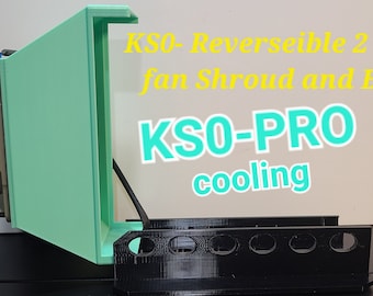 Base y cubierta de ventilador de 120 mm entrelazadas IceRiver KS0 Pro / Accesorios para máquinas de minería criptográfica impresas en 3D (CM-22)