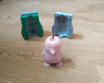 Penguin Candle Mold | 3D Printed Candle Mold | DIY Candle Making | High-Quality & Durable