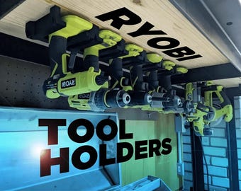 Ryobi Tools Holder | 3D Printed Ryobi Accessories | Customizable Tool Holders and Organizers | Durable & Functional