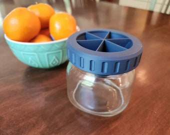 Fruchtfliegenfalle Einmachglas Deckel | Wirksame Schädlingsregulierung | Wiederverwendbare Insektenfallen | Umweltfreundliche 3D gedruckte Fliegenfallen