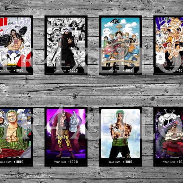 Custom Don One Piece Cards Etsy