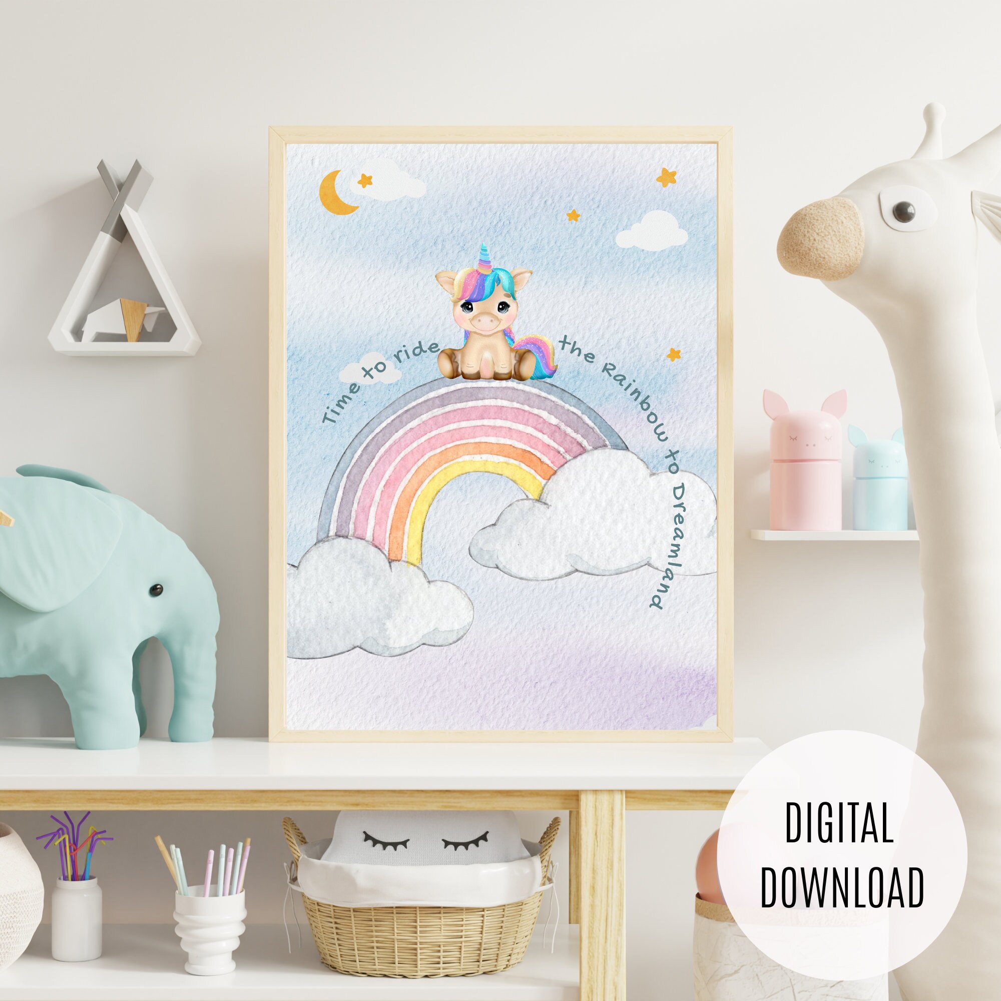 Unicorn Wall Art Print Printable Watercolor Whimsical Rainbow Etsy unicorn-wall-art-print-printable-watercolor-whimsical-rainbow-etsy