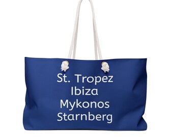 Weekender beach bag for Lake Starnberg, Starnberg, St. Tropez, Ibiza, Mykonos, bathing bag, beach bag