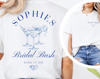 Personalizable JGA shirt; JGA shirt with name, perfect outfit for hen party, maid of honor, girlfriend, JGA gift