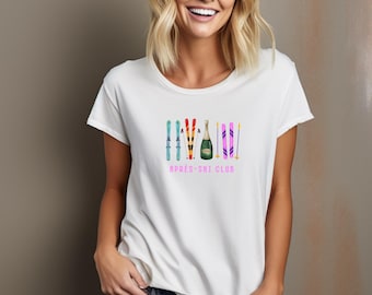 Funny après-ski shirt, cool ski party shirt for winter holidays, perfect for hut fun and après-ski parties, ski holiday gift