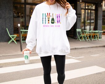 Après-Ski Club Pullover for Women | Fun Ski Sweater | Ski Holiday Outfit Group | Winter Hoodie | Skiing Sweatshirt Gift