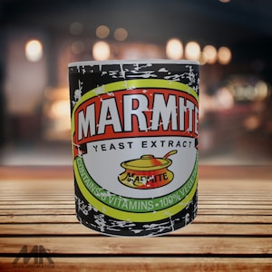 Marmite 11 Unze Becher Design Sublimation hochauflösende PNG-Datei digitaler Download