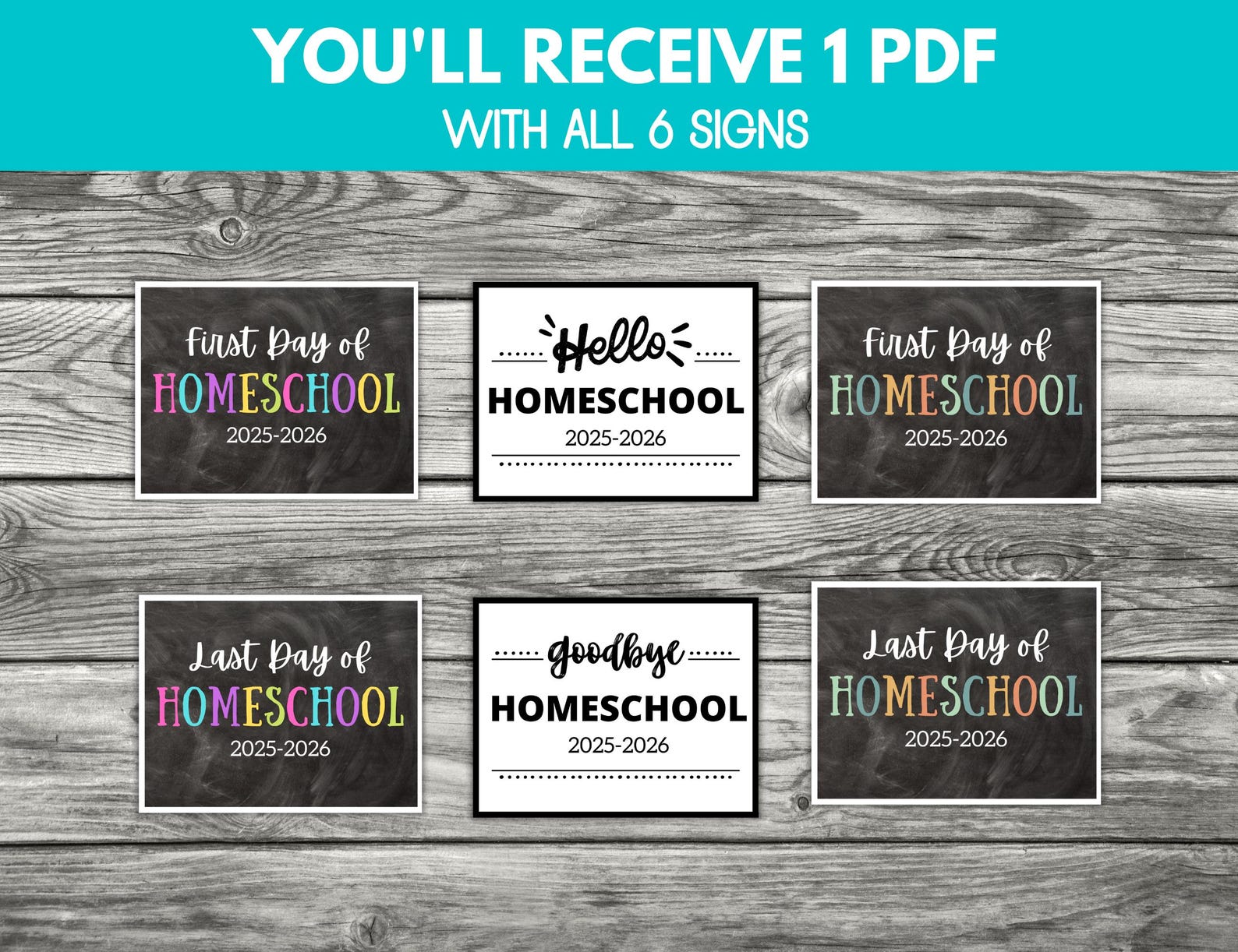 First Day of Homeschool Sign, First Day of Homeschool Printable ...
