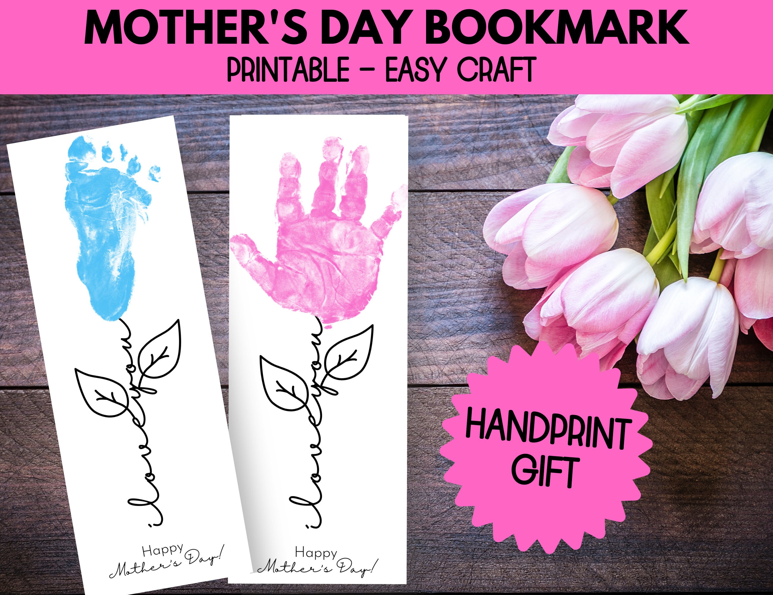 Mother's day sale bookmark craft
