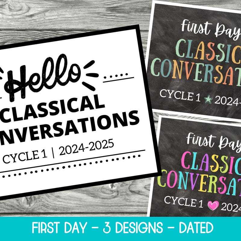 Classical Conversations Etsy
