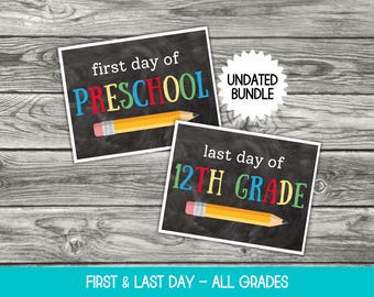 First Day of School Sign Boy Digital, Back to School Photo Prop, Boy First Day Sign, First Day of School Signs Printable, 1st Day of School