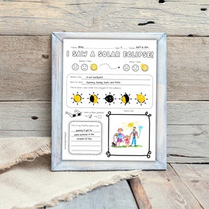 Solar Eclipse 2024, Solar Eclipse Worksheet, Solar Eclipse Activity ...