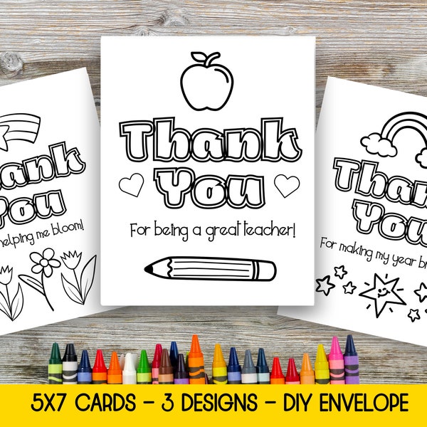 Teacher Appreciation Card Printable, Thank You Card For Teacher Appreciation, Teacher Thank You Card Download, Teacher Thank You Note