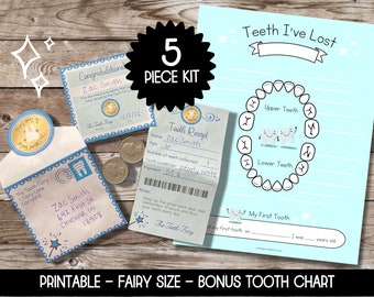 Tooth Fairy Note for Boy Printable, Tooth Fairy Letter Boy, Tooth Fairy Letter Printable, Lost Tooth Gift, Lost Tooth Printable Card