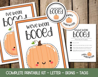 You've Been Booed Kit Printable, Youve Been Booed Printables, Youve Been Booed Printable Tags, Youve Been Booed Tag, Weve Been Booed Sign