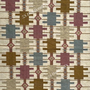 Swedish Scandinavian Inspired High Quality Handwoven Wool Rug Flatweave Kilim Rug for Bedroom, Office 8x10 Rug Customize in all Size