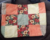 Hand made cotton quilted bag