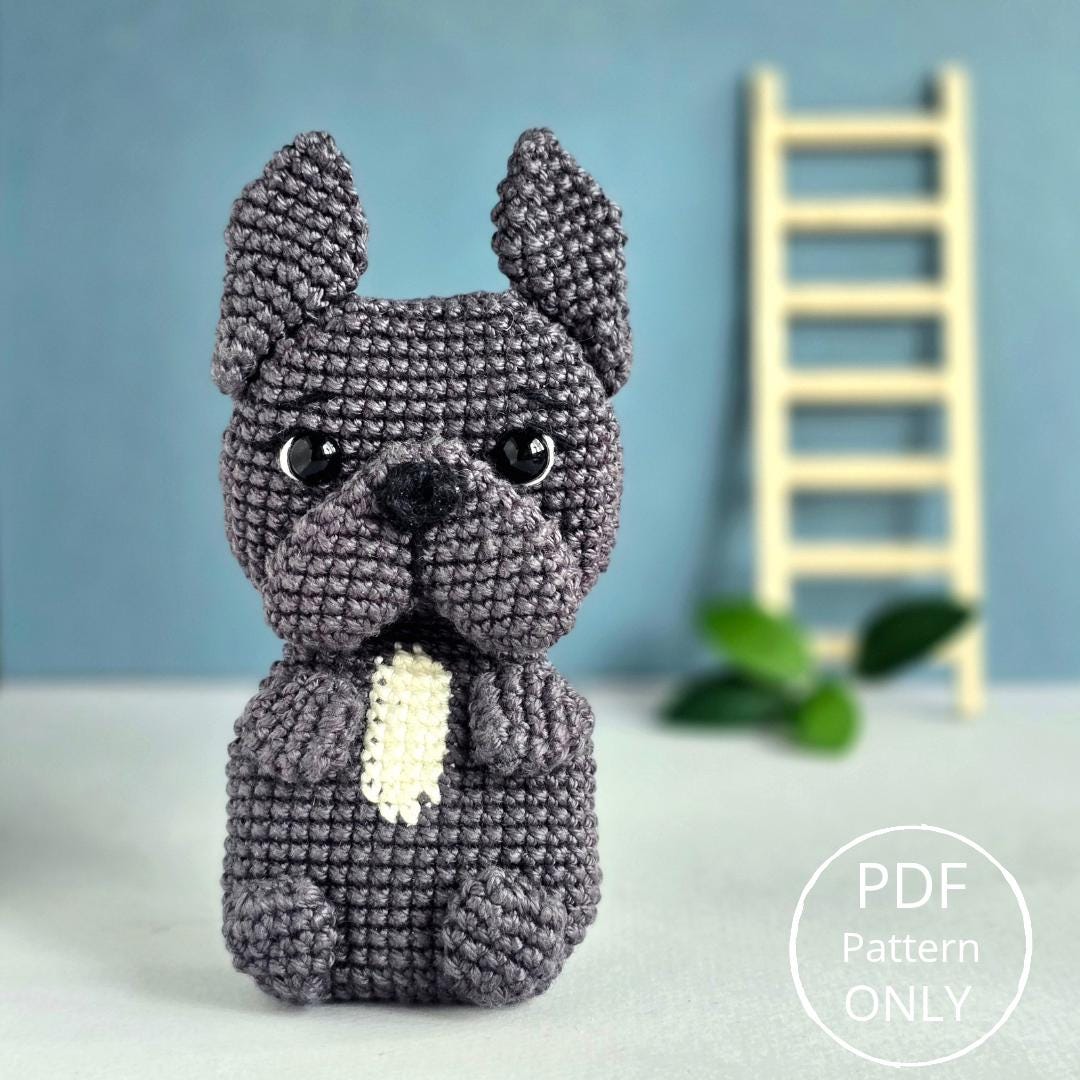 38 French Bulldog Crochet Patterns for Adorable Amigurumi Dogs 30 Amigurumi French Bulldog