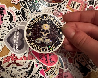 Sticker set for book lovers – Bookish, Dark Romance & Fantasy Vibes