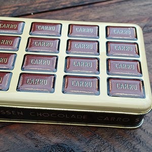Driessen Chocolade Carro&#39;s Tin Rotterdam Holland 1940&#39;s