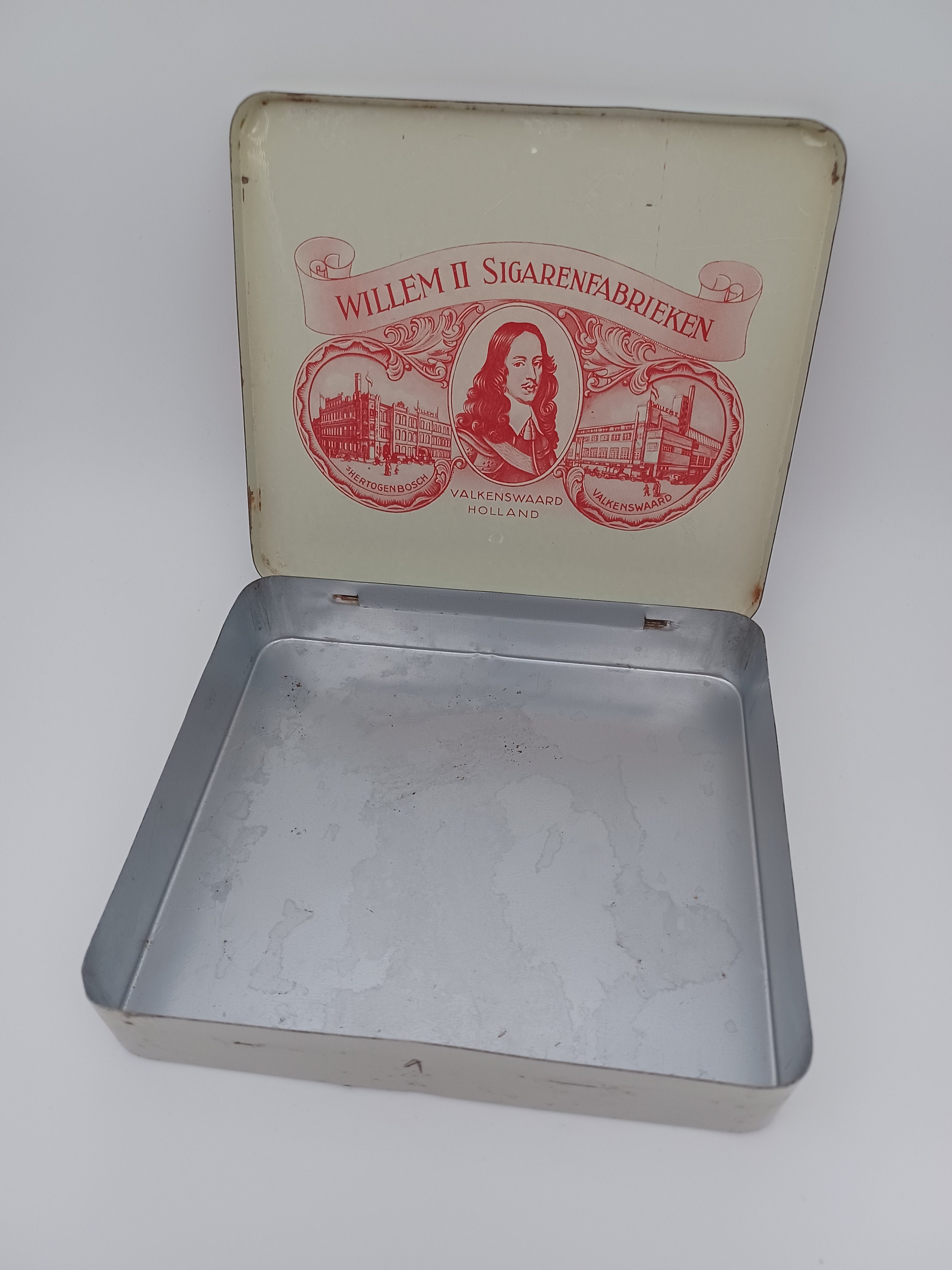 Willem II Red Vintage Cigar Tin Extra Senoritas 1970's Holland - Etsy