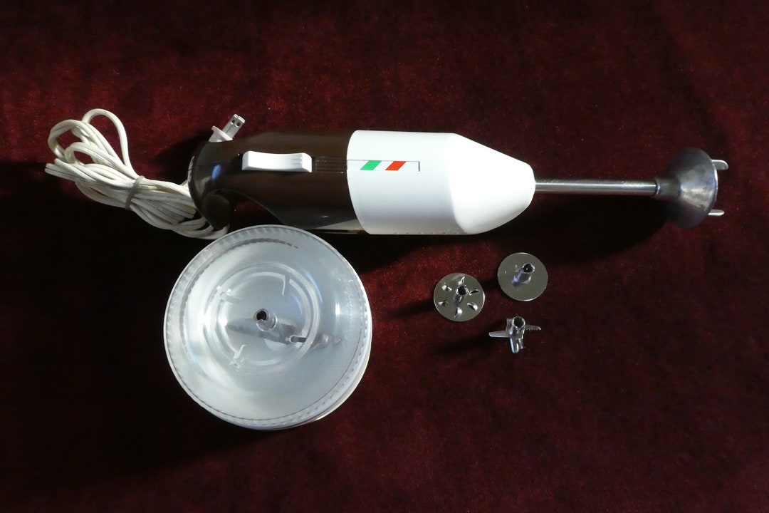 Vintage Immersion Blender Made in Italy With Attachments Etsy