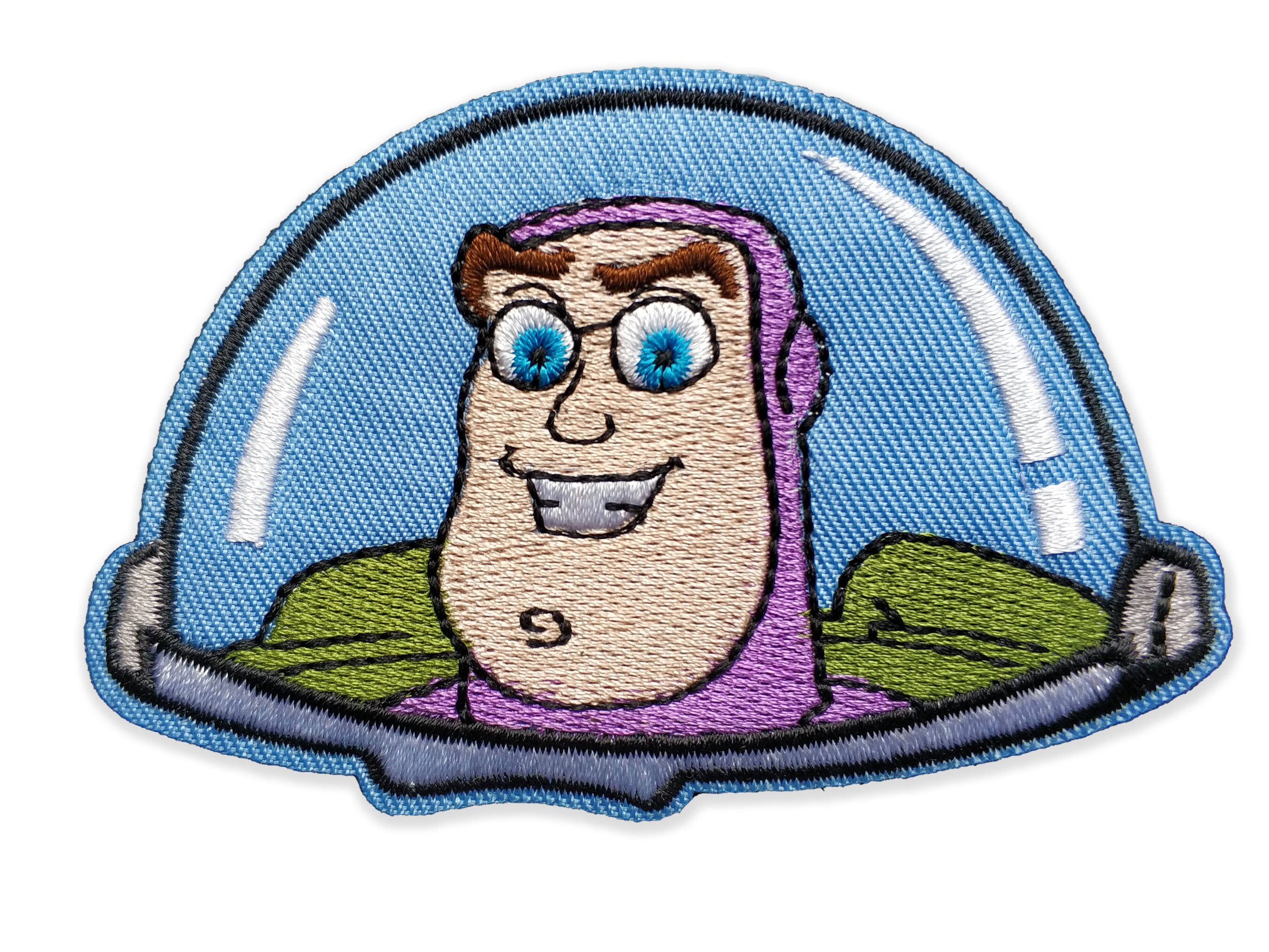 Toy Story Buzz Lightyear Helmet Iron on Sew on Patch Applique Etsy