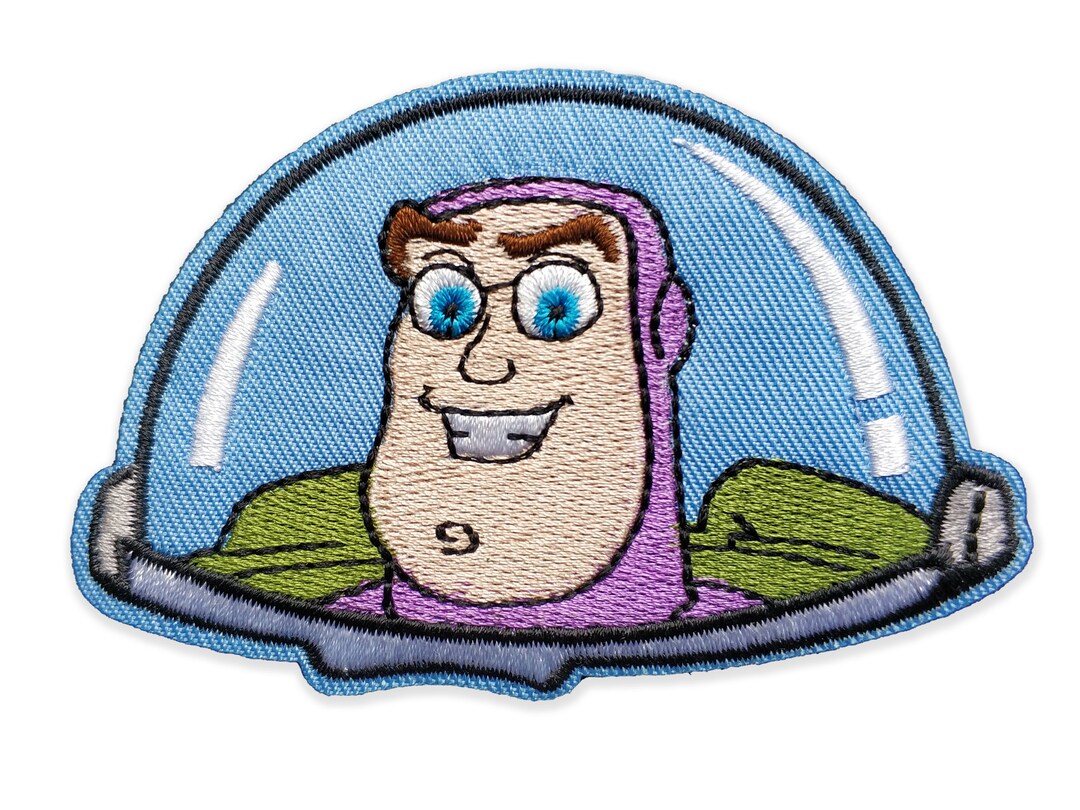Toy Story Buzz Lightyear Helmet Iron on Sew on Patch Applique Etsy
