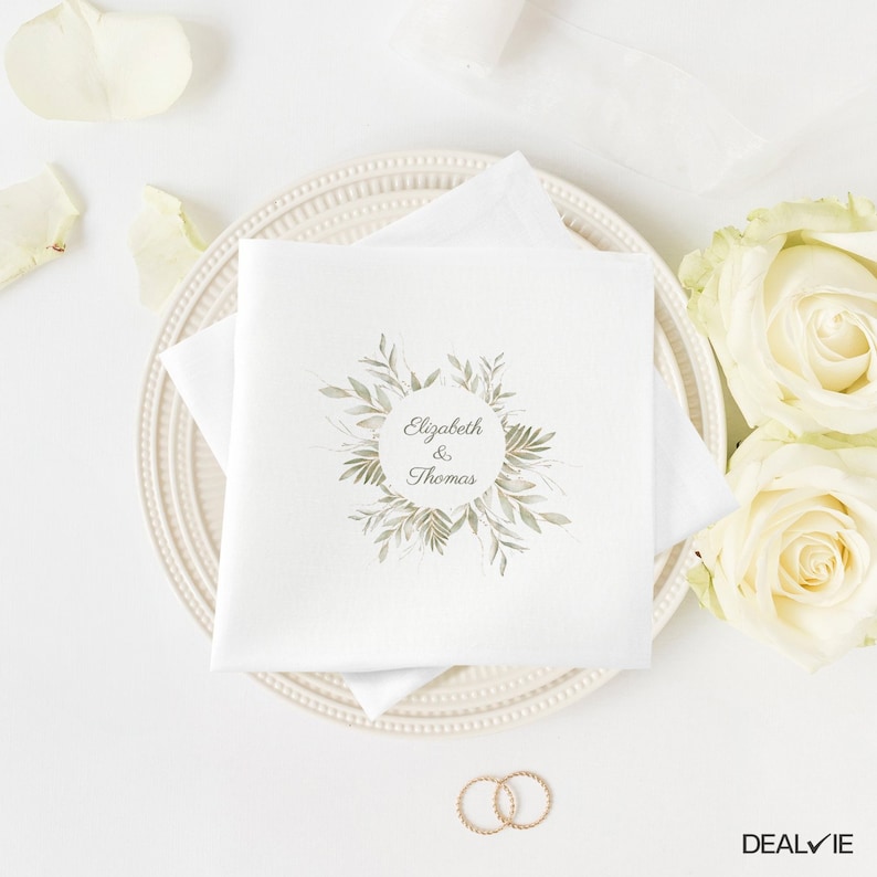 Custom Printed Napkins with Your Logo, Personalized 3 Ply Cocktail or Luncheon Size for Wedding, Birthday, Baby Shower, Corporate Event image 3