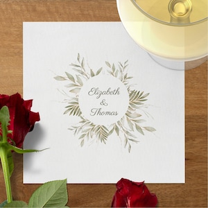 Custom Printed Napkins with Your Logo, Personalized 3 Ply Cocktail or Luncheon Size for Wedding, Birthday, Baby Shower, Corporate Event image 7