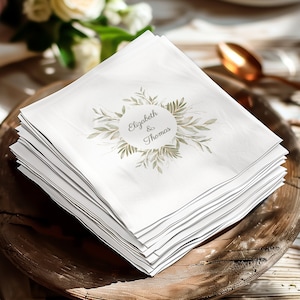 Custom Printed Napkins with Your Logo, Personalized 3 Ply Cocktail or Luncheon Size for Wedding, Birthday, Baby Shower, Corporate Event image 6