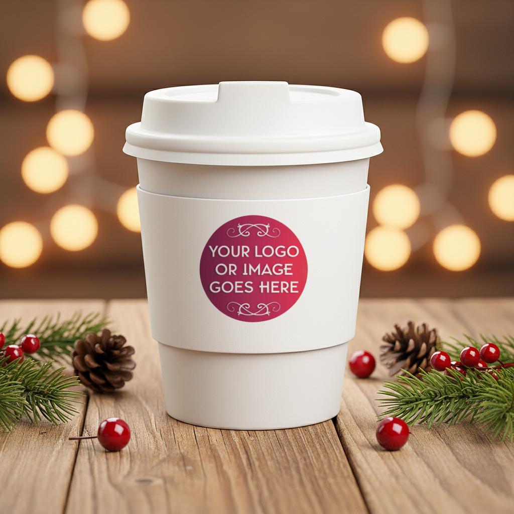 Custom Logo Coffee Cup Sleeves – Personalized Disposable Hot Chocolate ...
