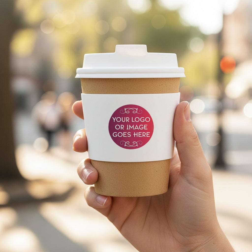 Custom Logo Coffee Cup Sleeves – Personalized Disposable Hot Chocolate ...