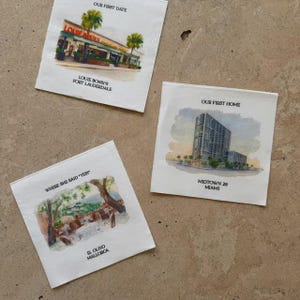 Custom Printed Napkins with Your Logo, Personalized 3 Ply Cocktail or Luncheon Size for Wedding, Birthday, Baby Shower, Corporate Event image 10