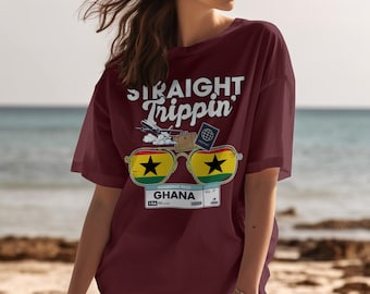 Straight Trippin' Ghana T-Shirt: Travel Souvenir Tee
