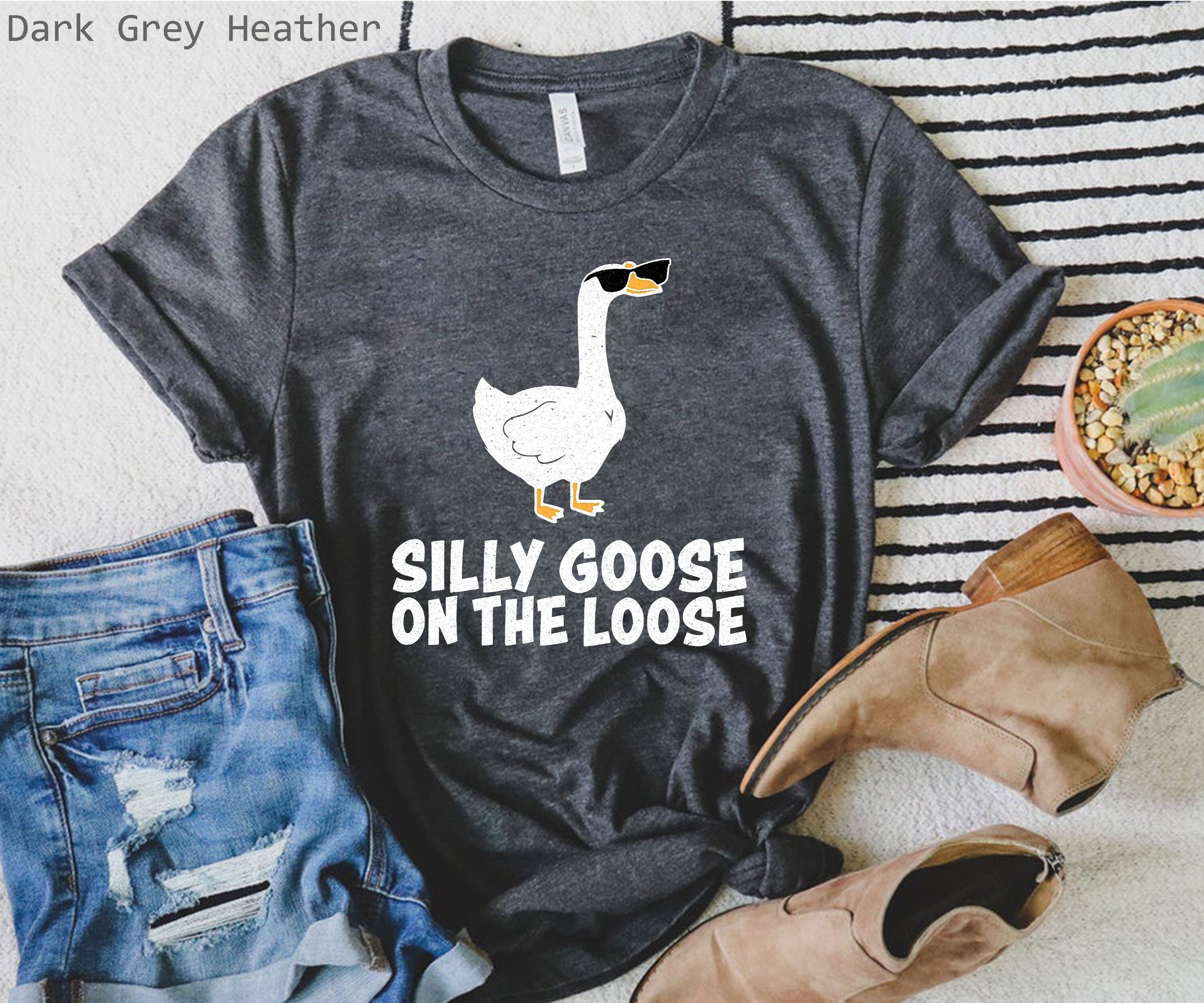 Discover Silly Goose On The Loose T-Shirt, Silly Goose Shirt, Funny Goose
