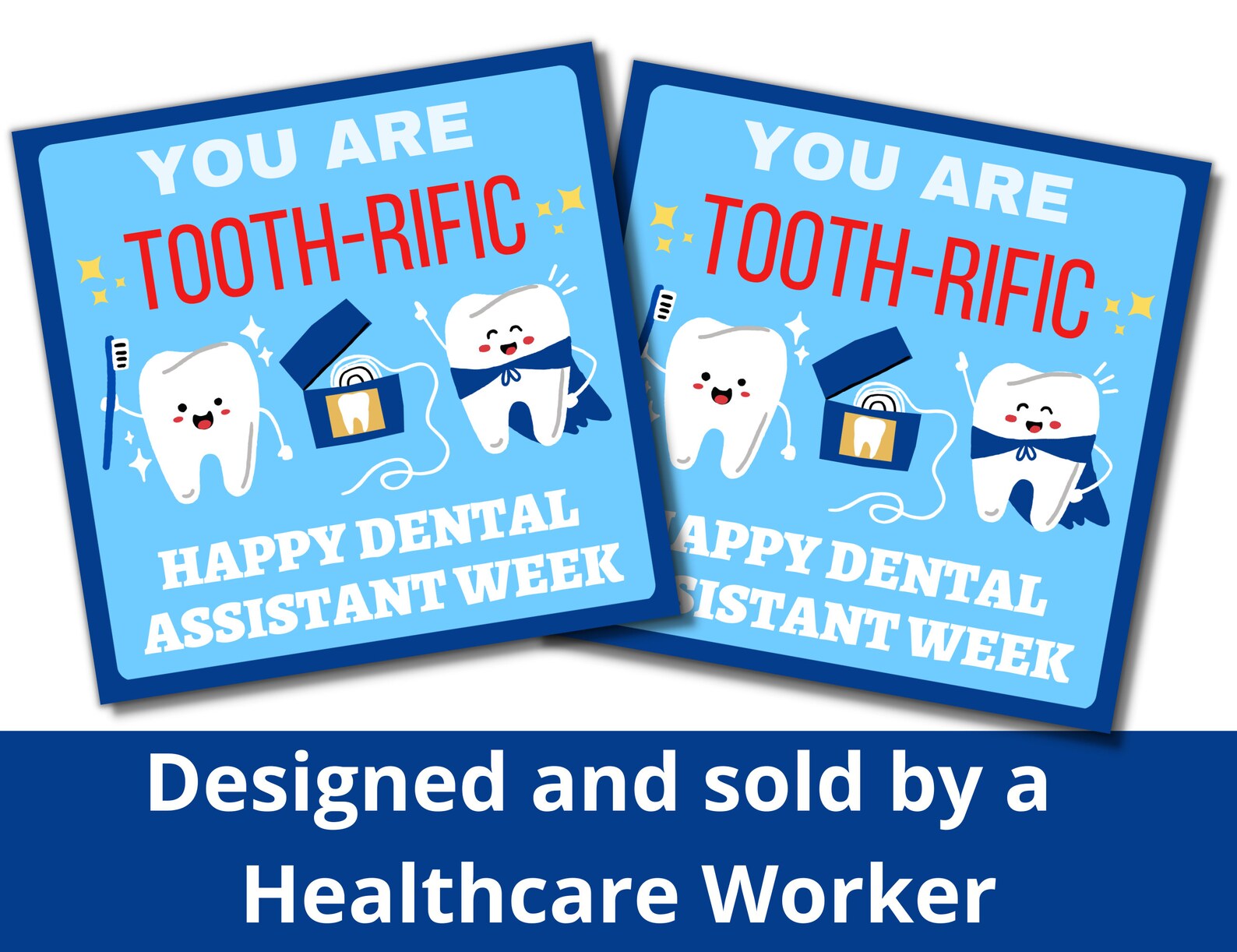Dental Assistant Week Gift Tag, Happy Dental Assistant Week, Dental ...