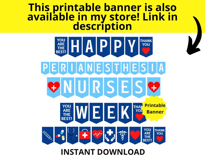 Perianesthesia Nurses Week Printable Gift Tag, Perianesthesia Nurse ...