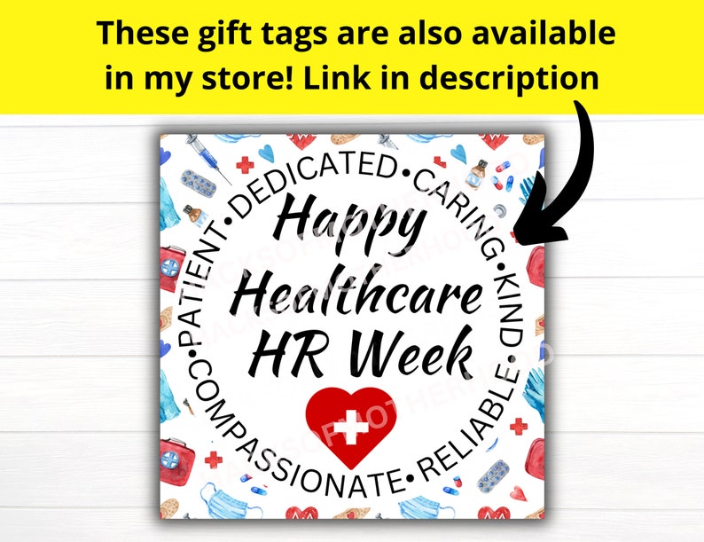 Healthcare Human Resources Printable Poster, Happy Healthcare HR Week ...