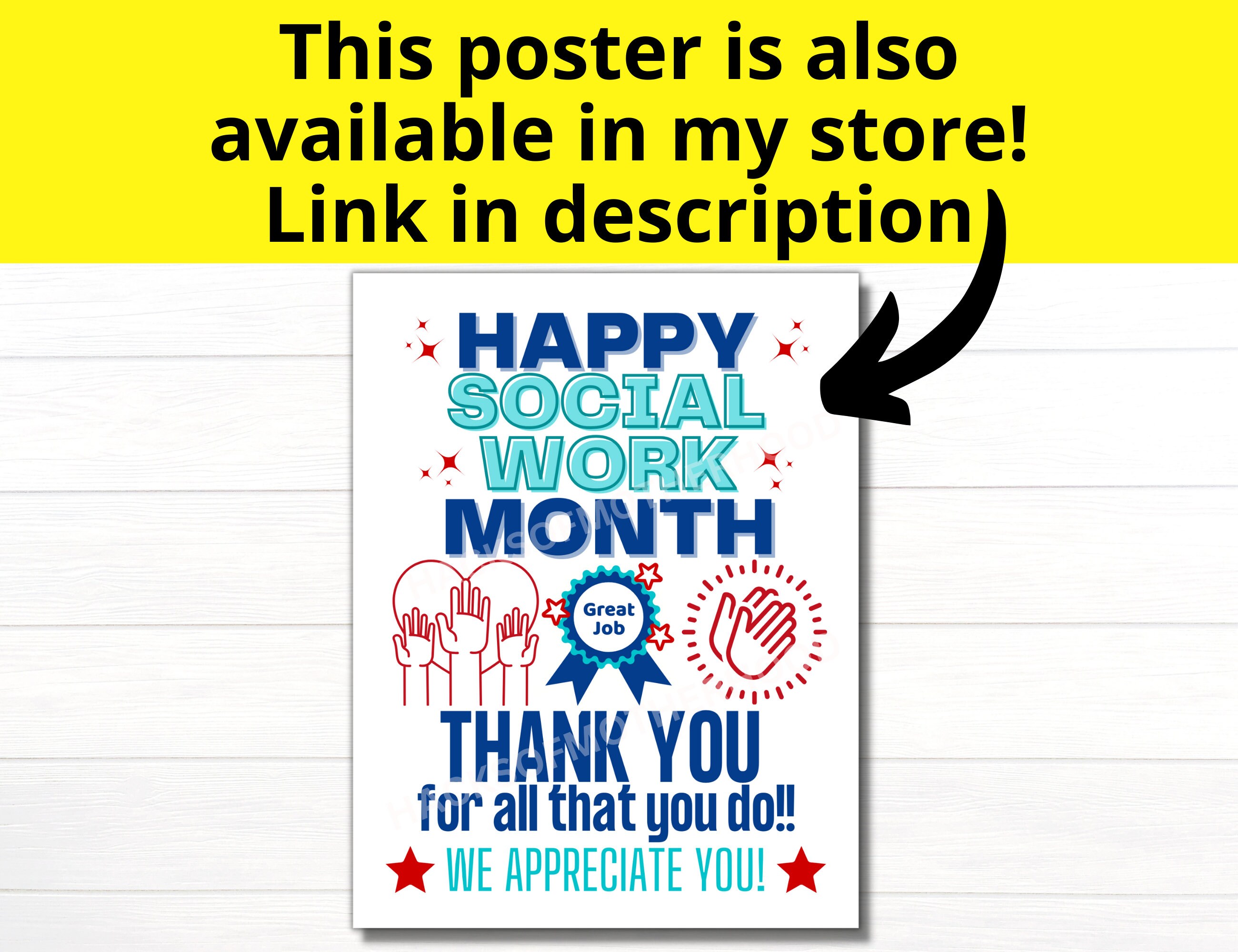 Sw Month Social Work Month Printable Banner, Happy Social Work Month Sign ...